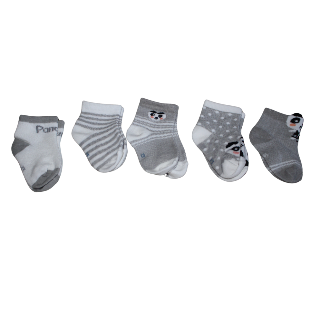 Picture of 5 Pack Beautiful Cotton Socks For Newborn