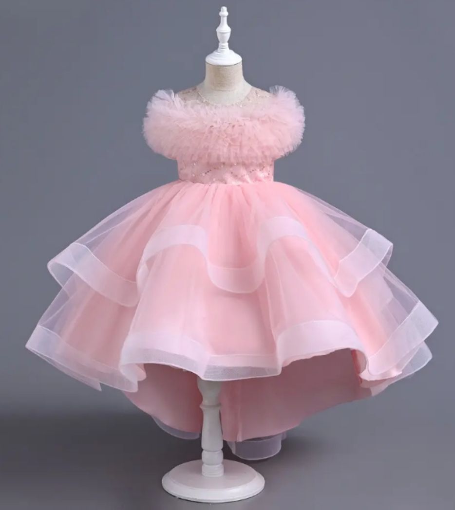 Picture of Girls Summer Sleeveless/off- shoulder dress