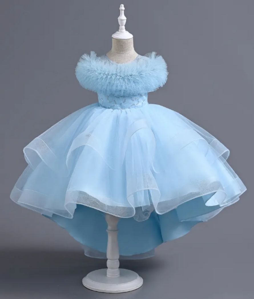 Picture of Girls Summer Sleeveless/off- shoulder dress