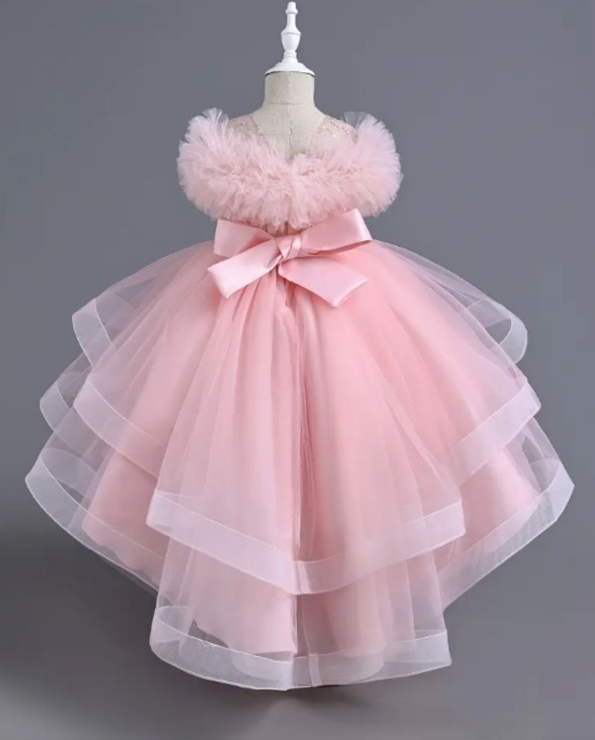 Picture of Girls Summer Sleeveless/off- shoulder dress