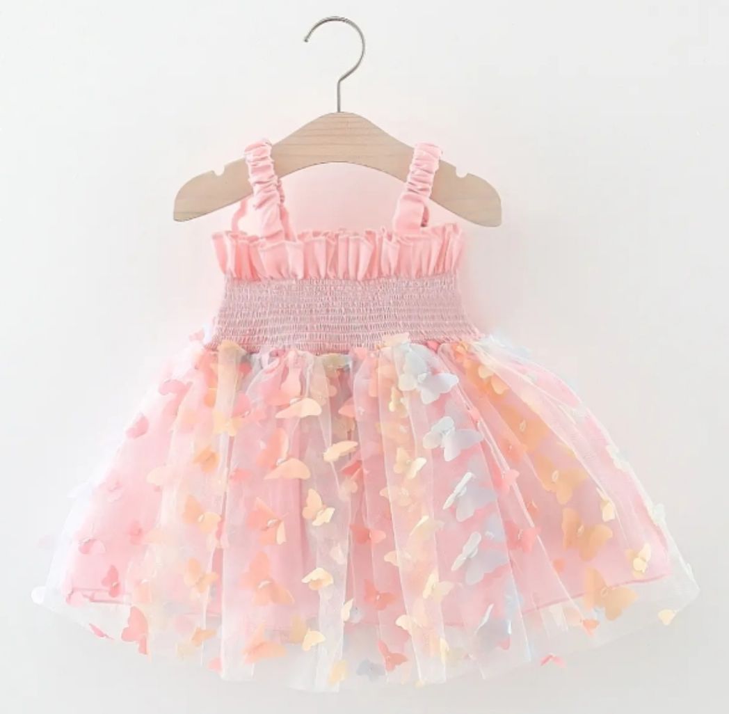 Picture of Summer Large Butterfly Wing Mesh Dress